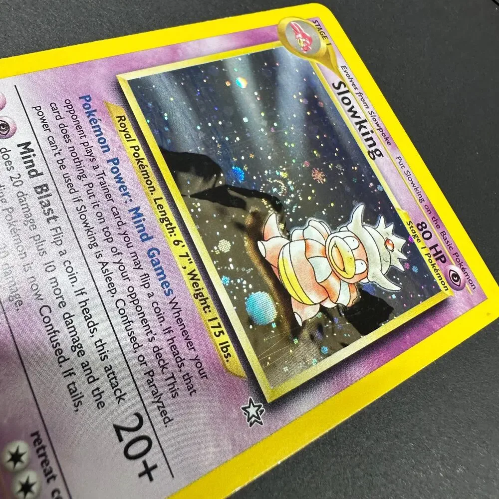 Pokemon TCG Slowking Neo Genesis 014/111 Holo Rare Unlimited NM SWIRL